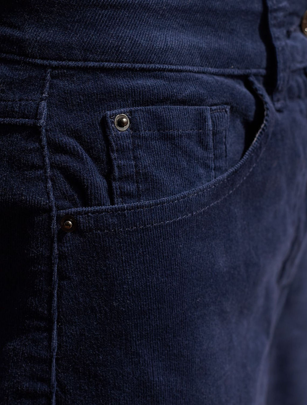 Брюки из эластичного микро-вельвета