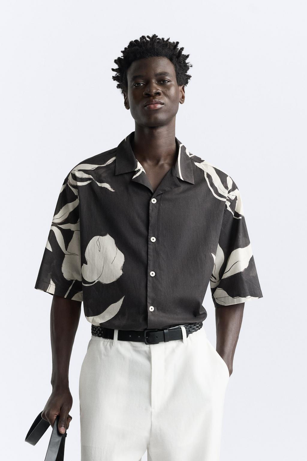 FLORAL PRINT SHIRT - Zara фото 2
