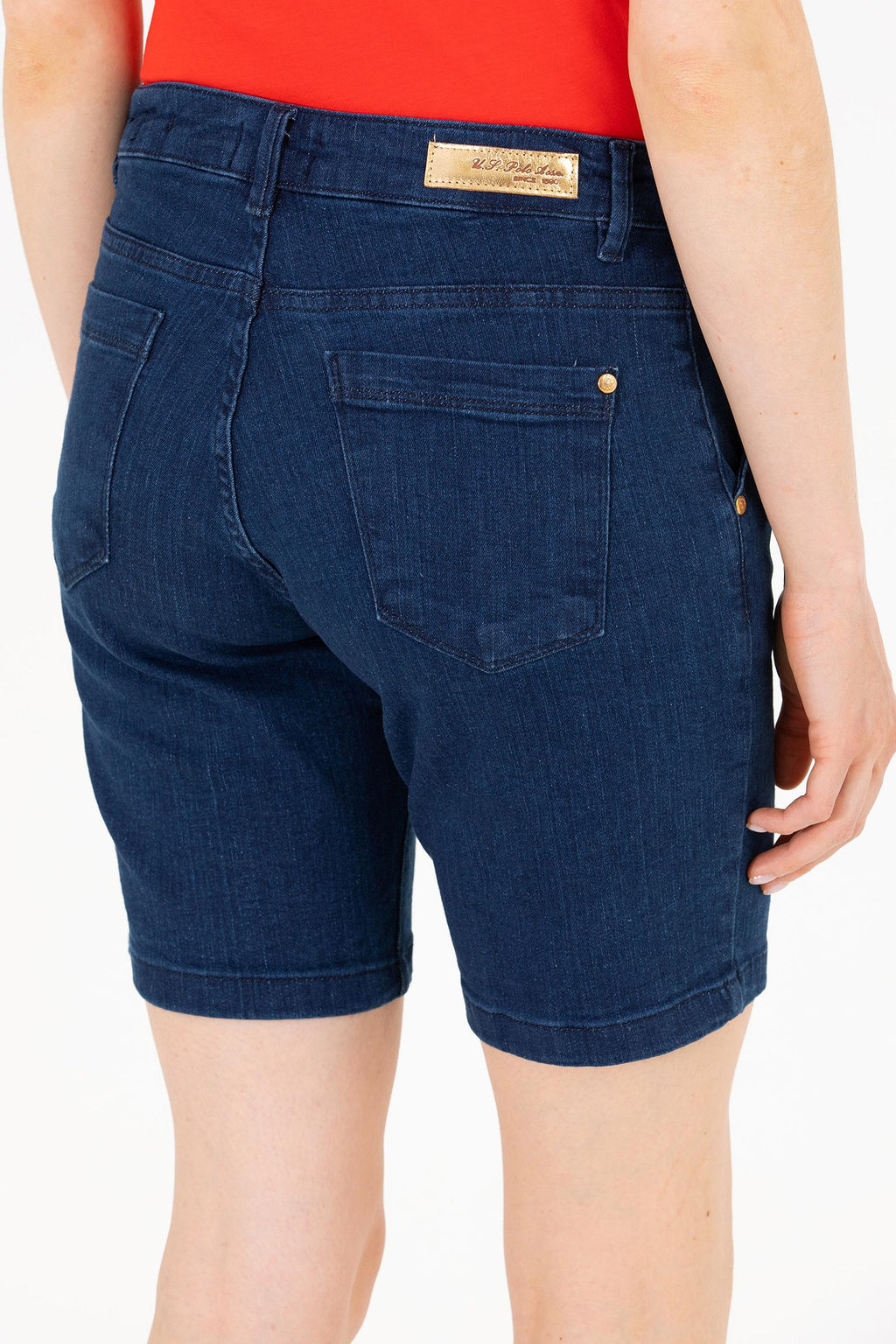 Женские синие джинсовые шорты Неожиданная скидка в корзине - U.s. polo assn фото 13