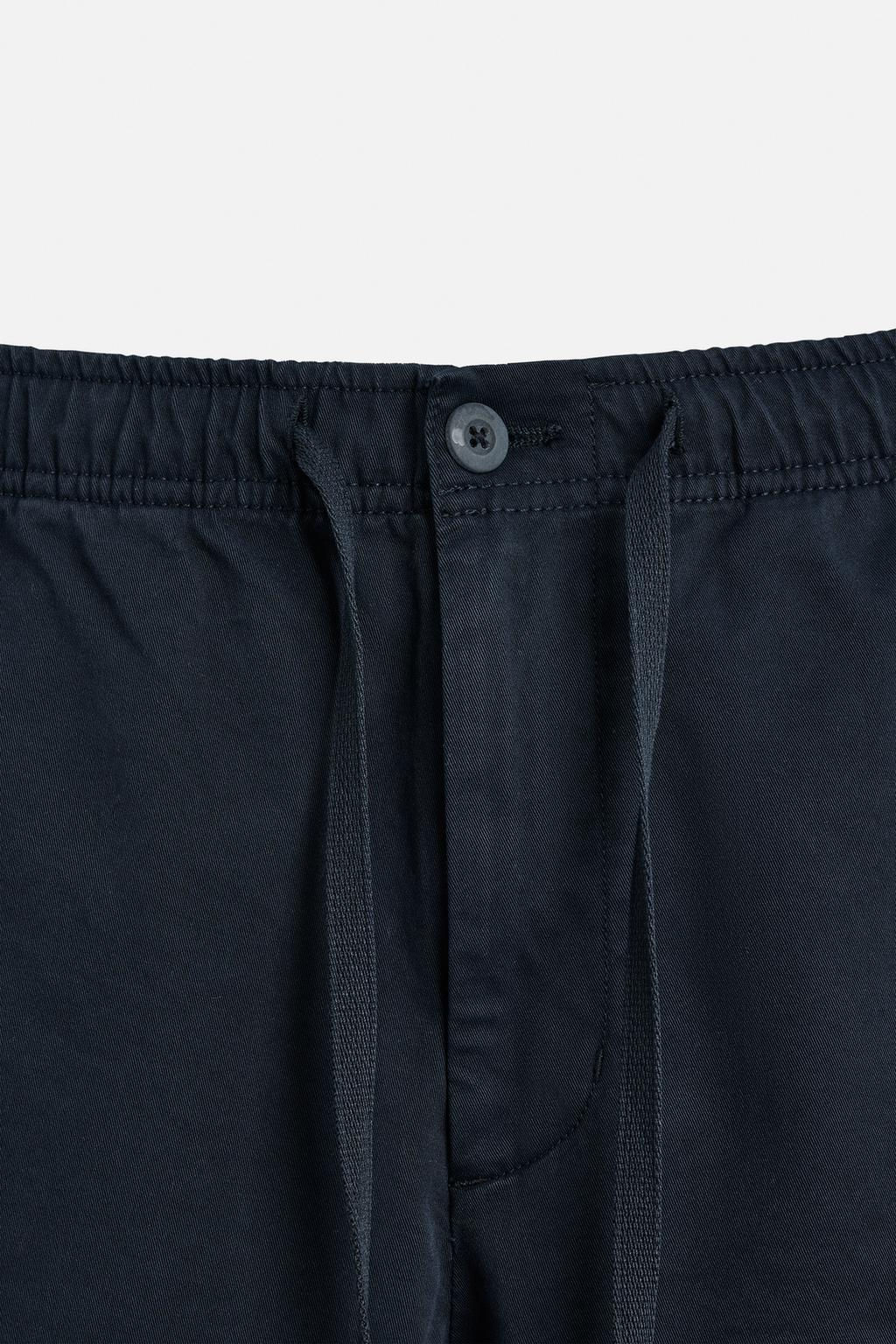 REGULAR FIT JOGGER WAIST TROUSERS - Zara фото 19