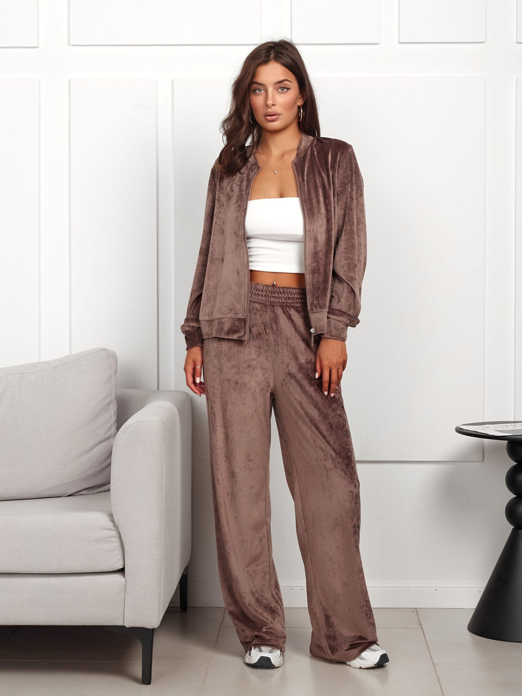 Костюм женский Кэт-5 Графит (мрамор) - Modamica фото 99