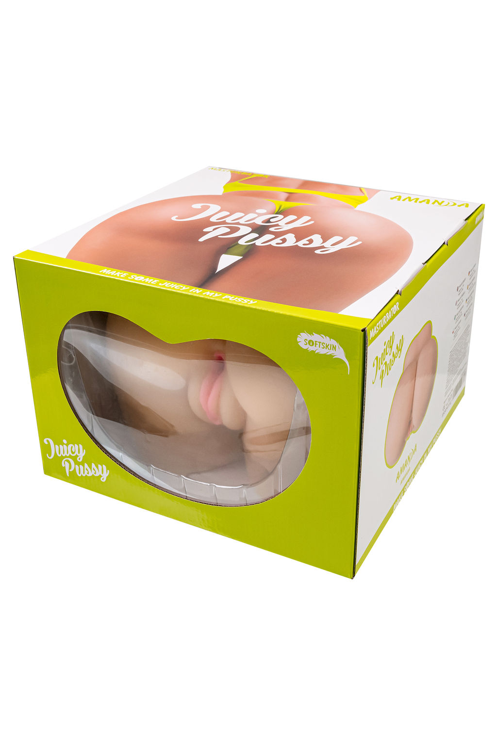 Мастурбатор реалистичный Juicy Pussy Amanda, TPE, телесный, 22 см - Toyfa фото 12