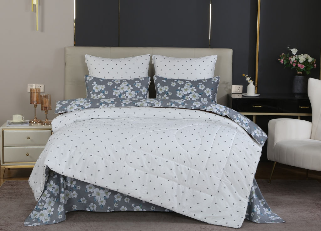 Зара (графит жемчуг) Cotton комплект