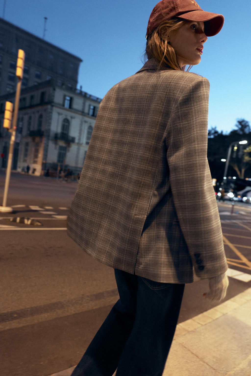 OVERSIZED CHECK BLAZER - Zara фото 6