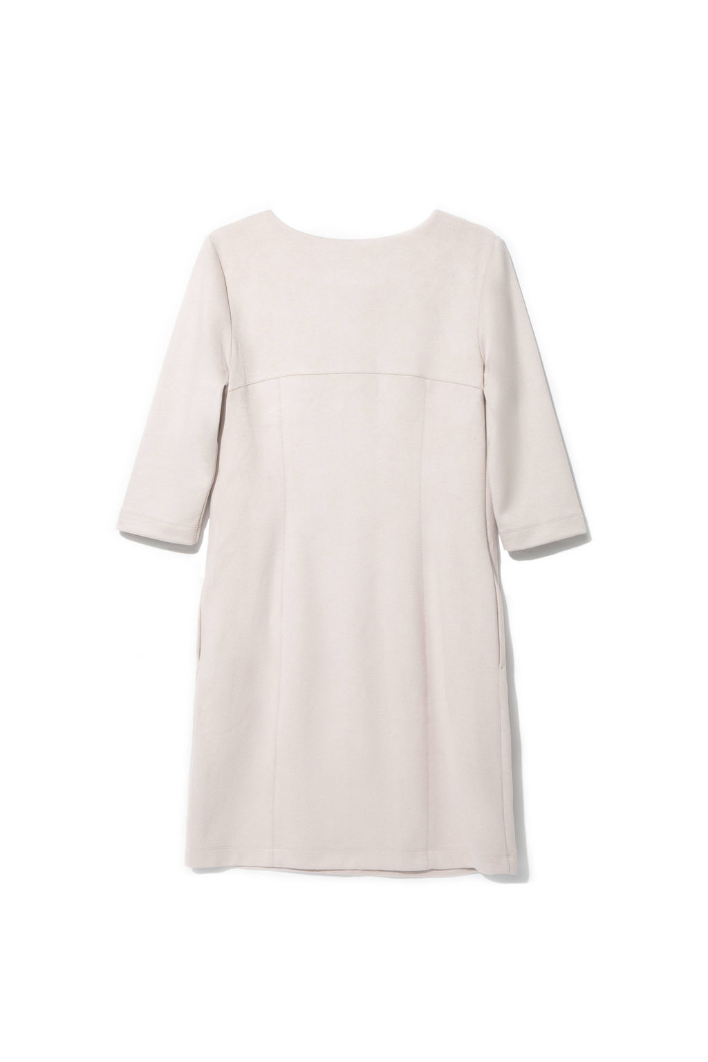 CONTE Стильное платье из искусственной замши с карманами 838 beige beige