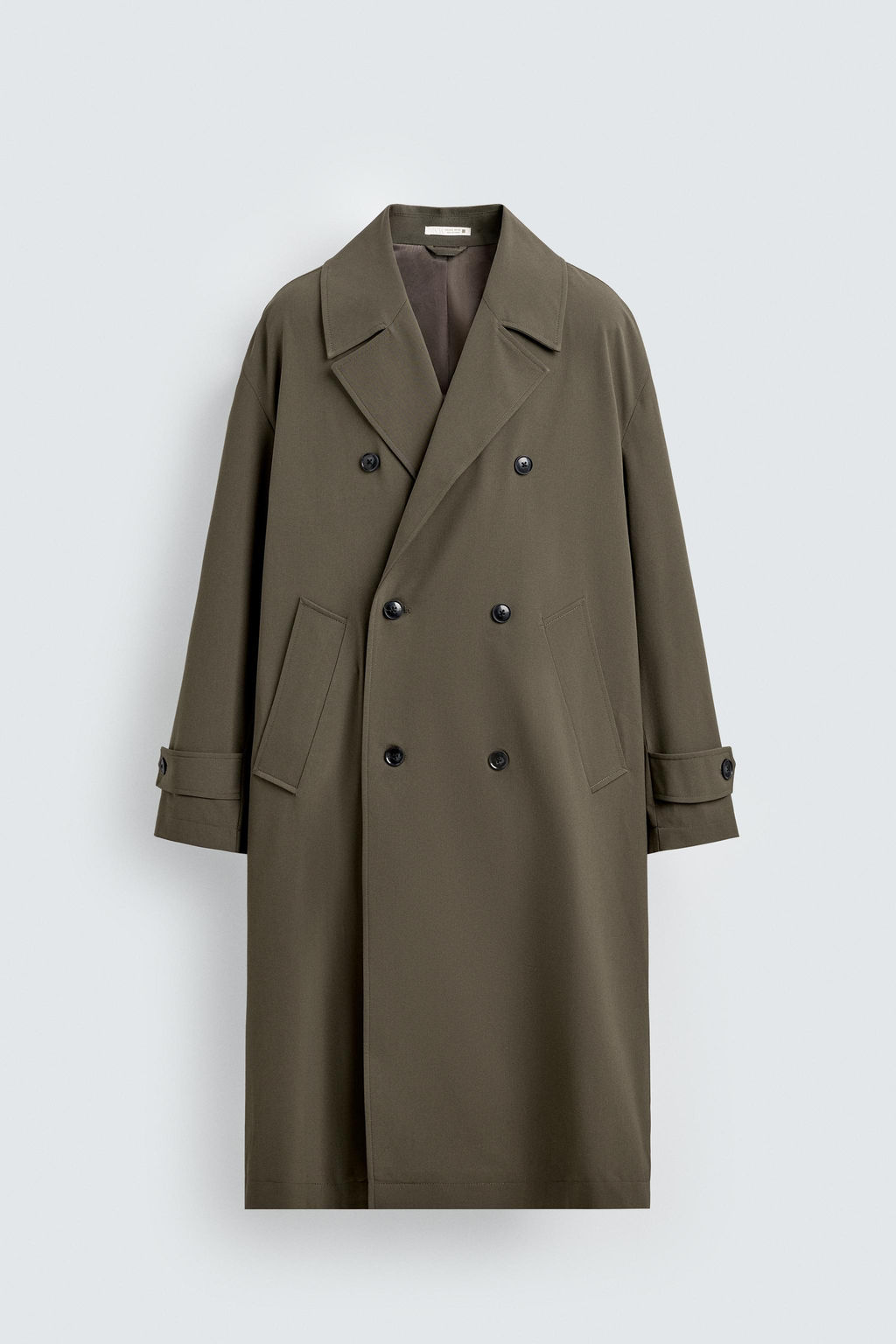 OVERSIZE FLOWING FIT TRENCH COAT - Zara фото 7