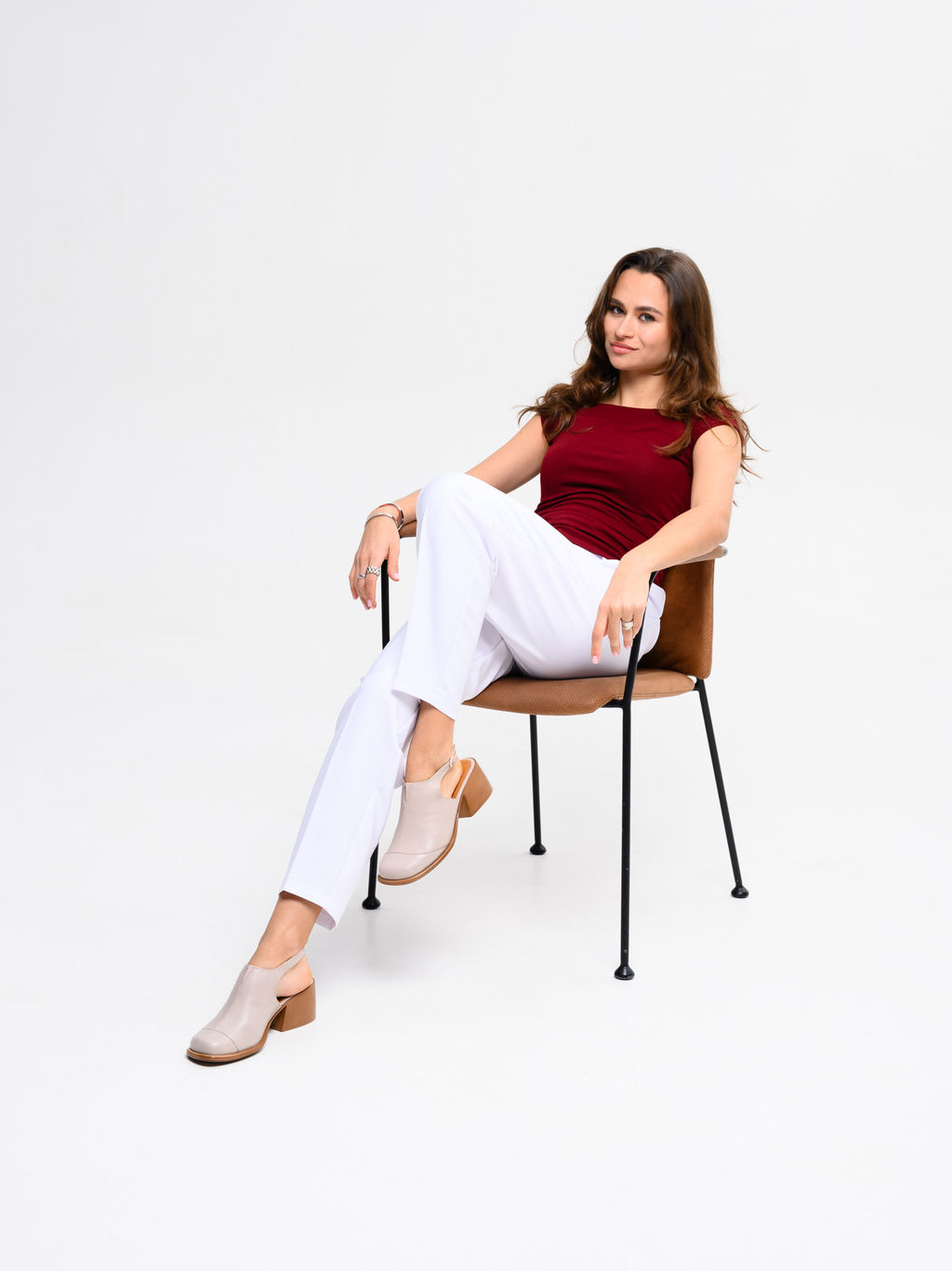 Босоножки 5133.23663be.Стар визон+коричневый