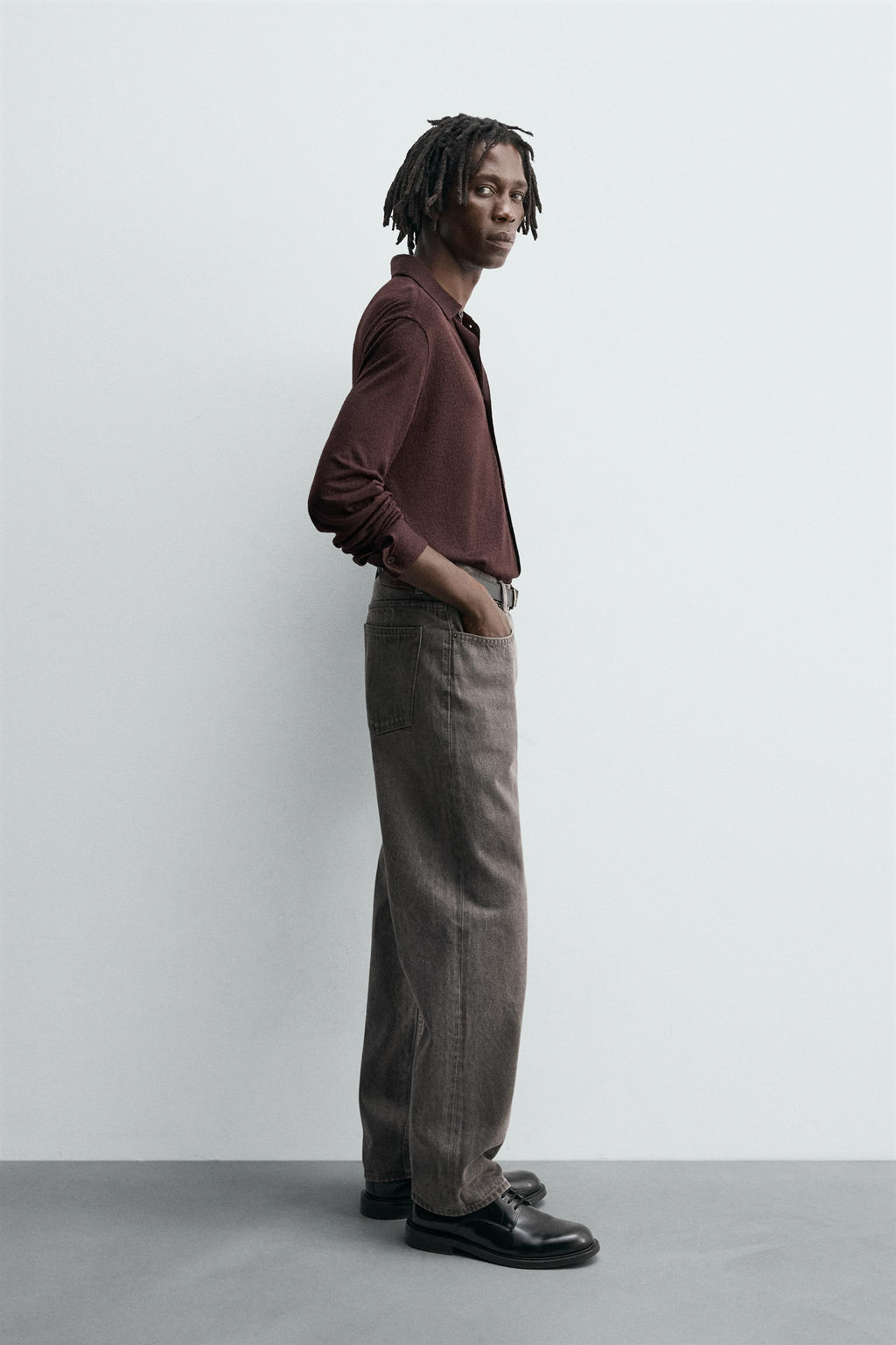 TEXTURED JACQUARD SHIRT - Zara фото 4