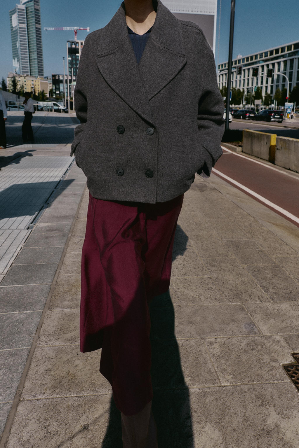 SOFT DOUBLE-BREASTED SHORT COAT - Zara фото 2