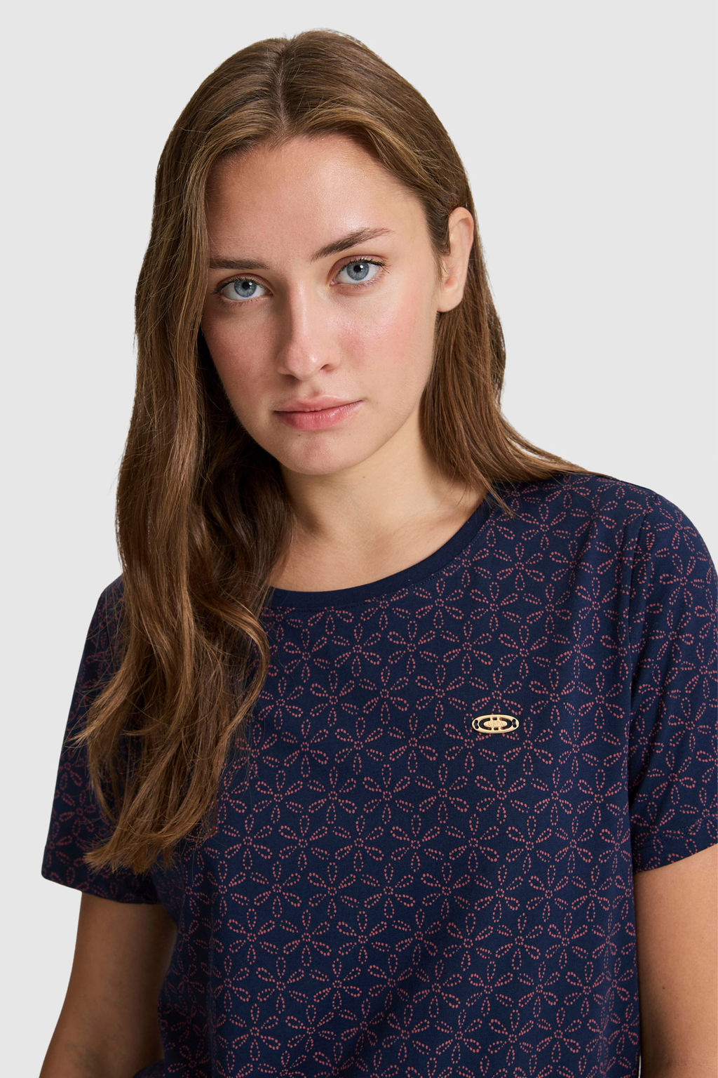 Kad_n Lacivert Bisiklet Yaka Ti__rt - U.s. polo assn фото 2
