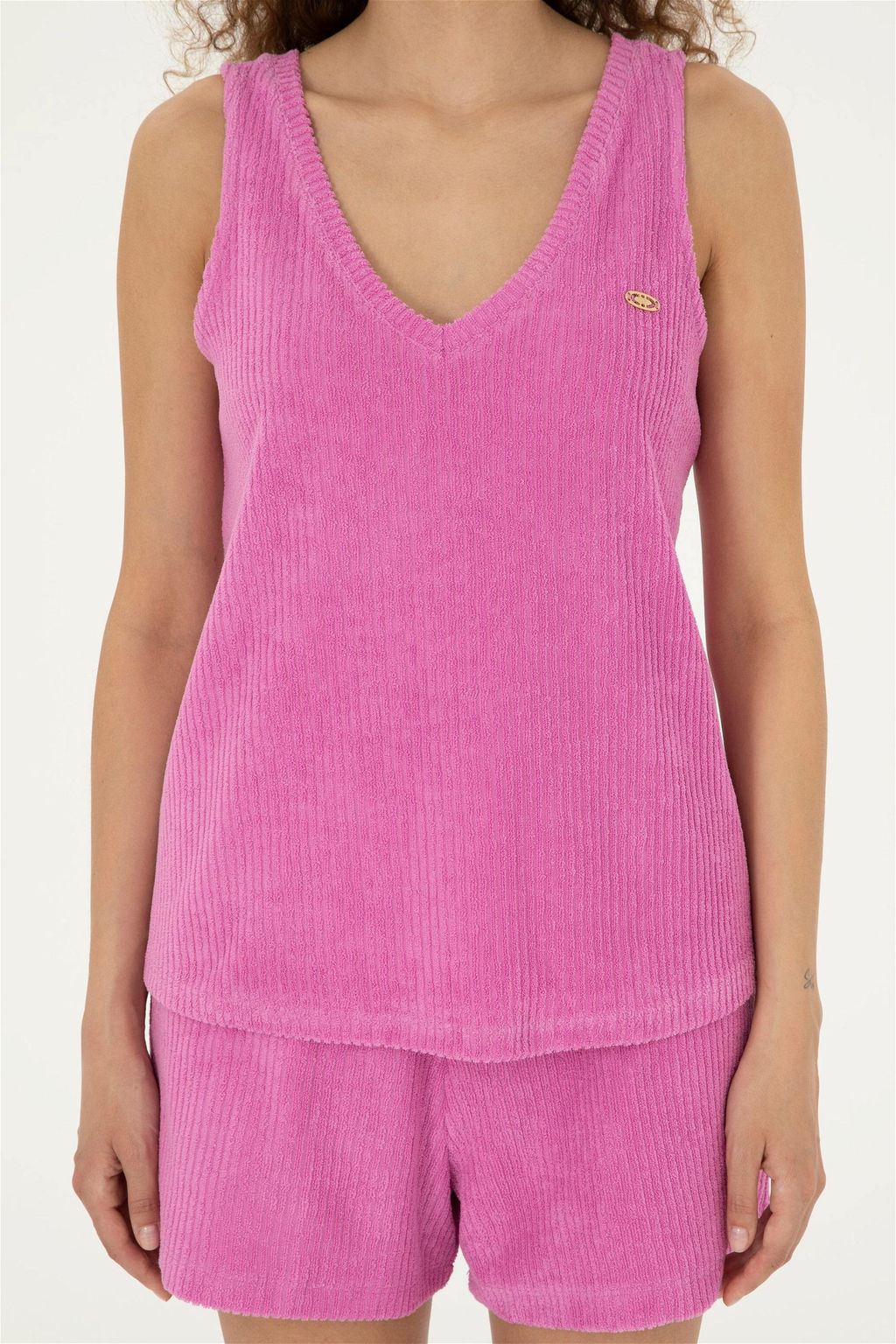 U. S. Polo Assn / Женская фиолетовая футболка - U.s. polo assn фото 6