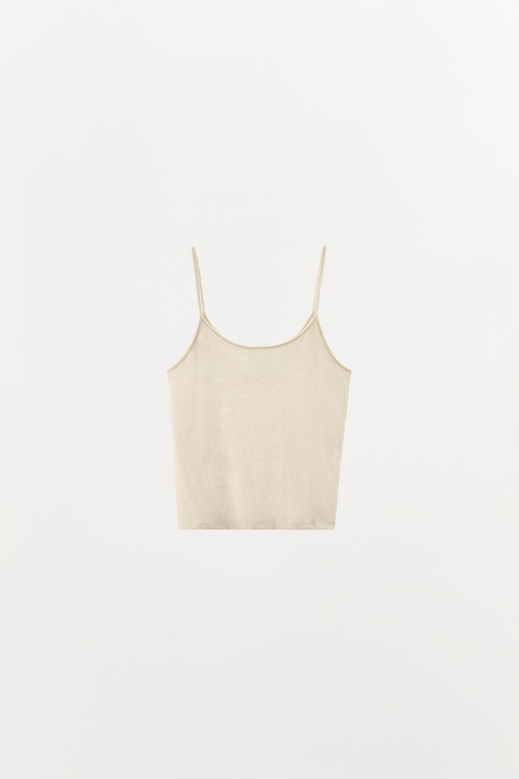 LINEN VEST TOP - Zara фото 5