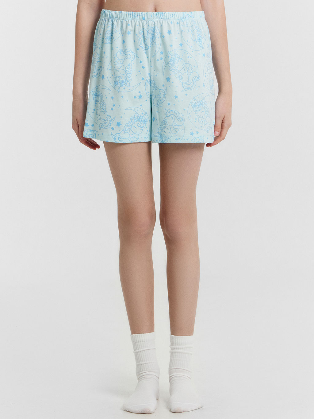 Комплект домашний для девочек голубой с единорогами - Mark formelle фото 5