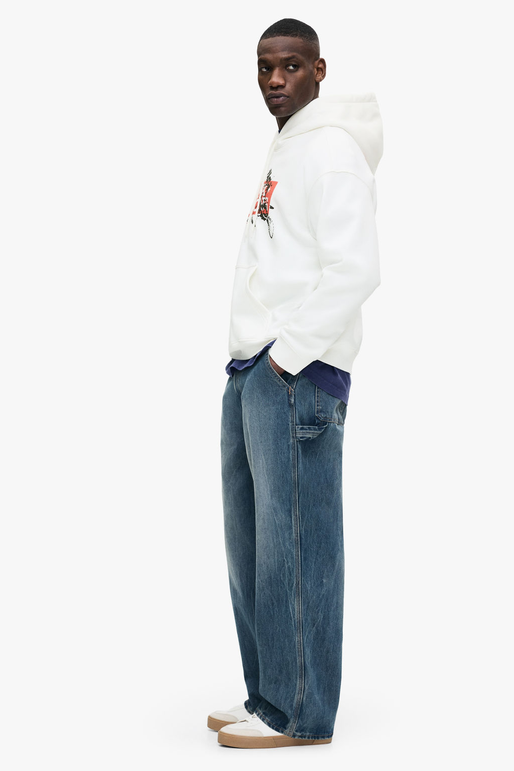 Sudadera con capucha y estampado Loose Fit - H&m фото 8