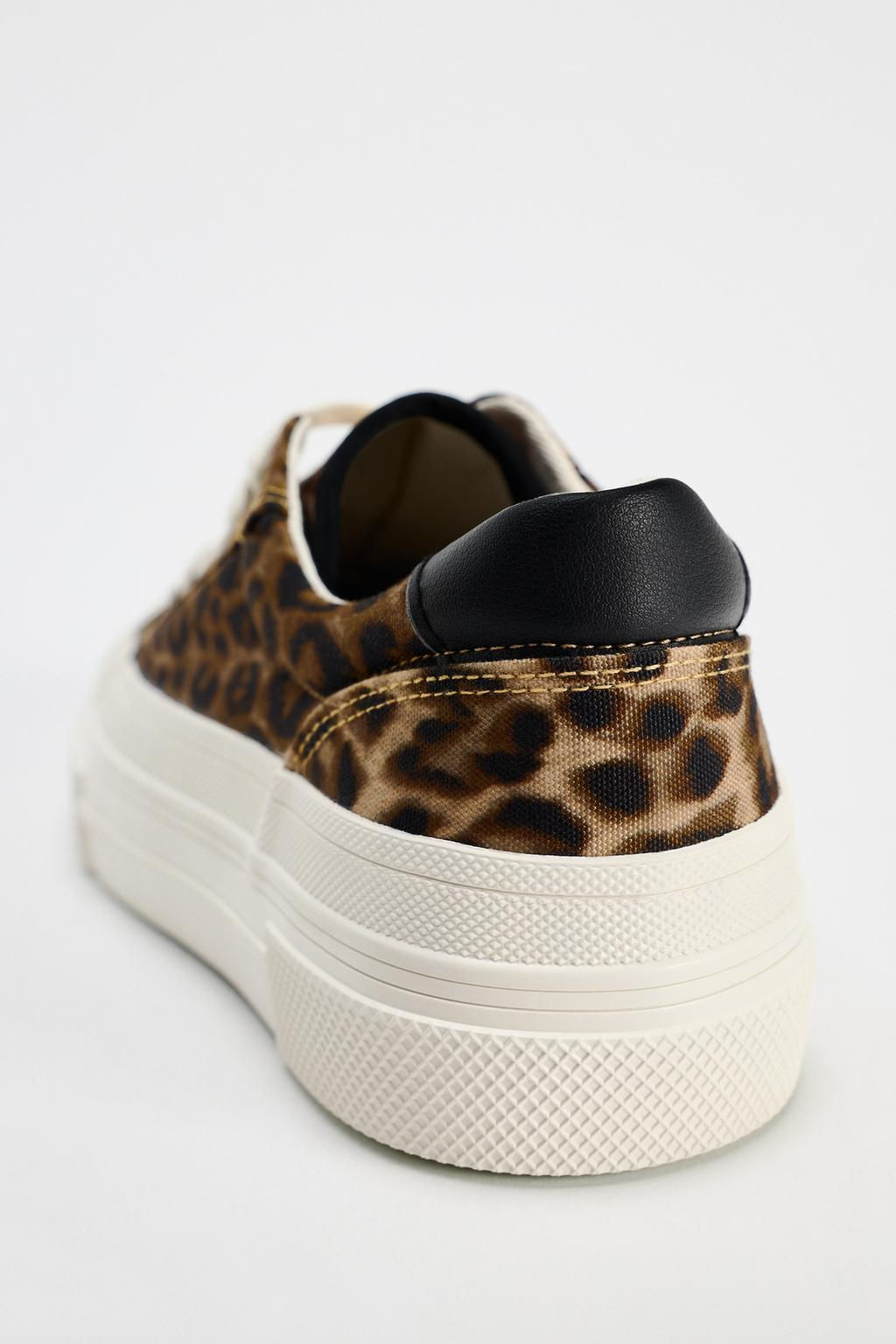 ANIMAL PRINT TRAINERS - Zara фото 12