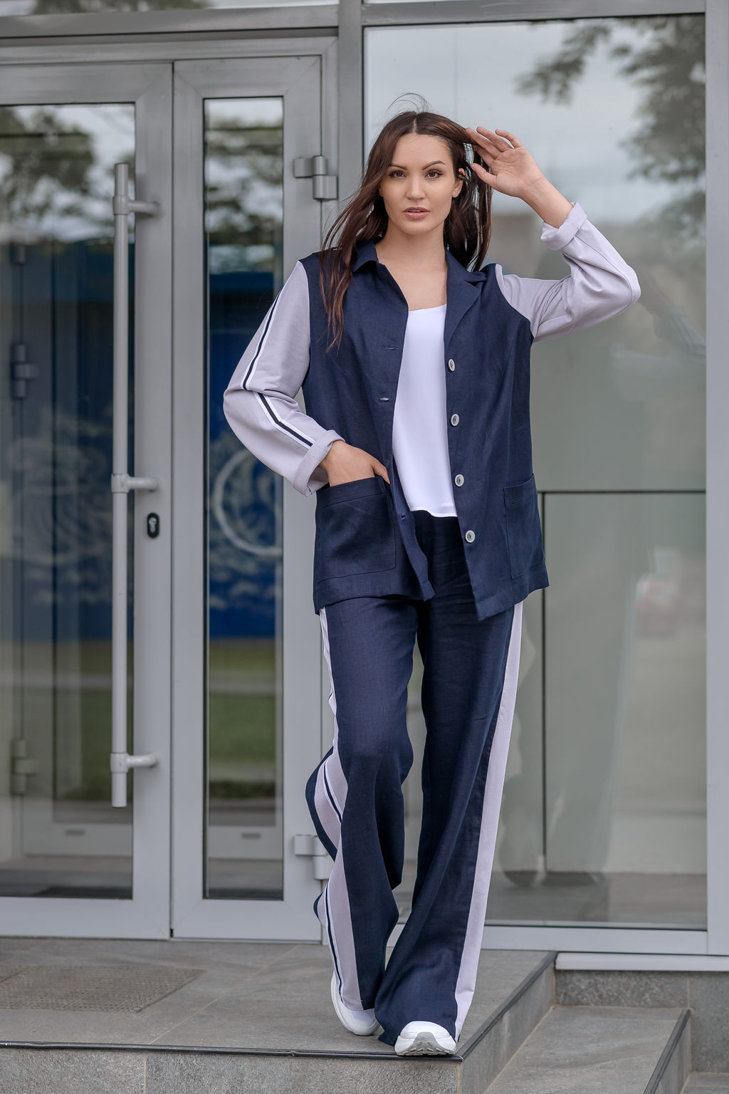 Жакет 100% лен