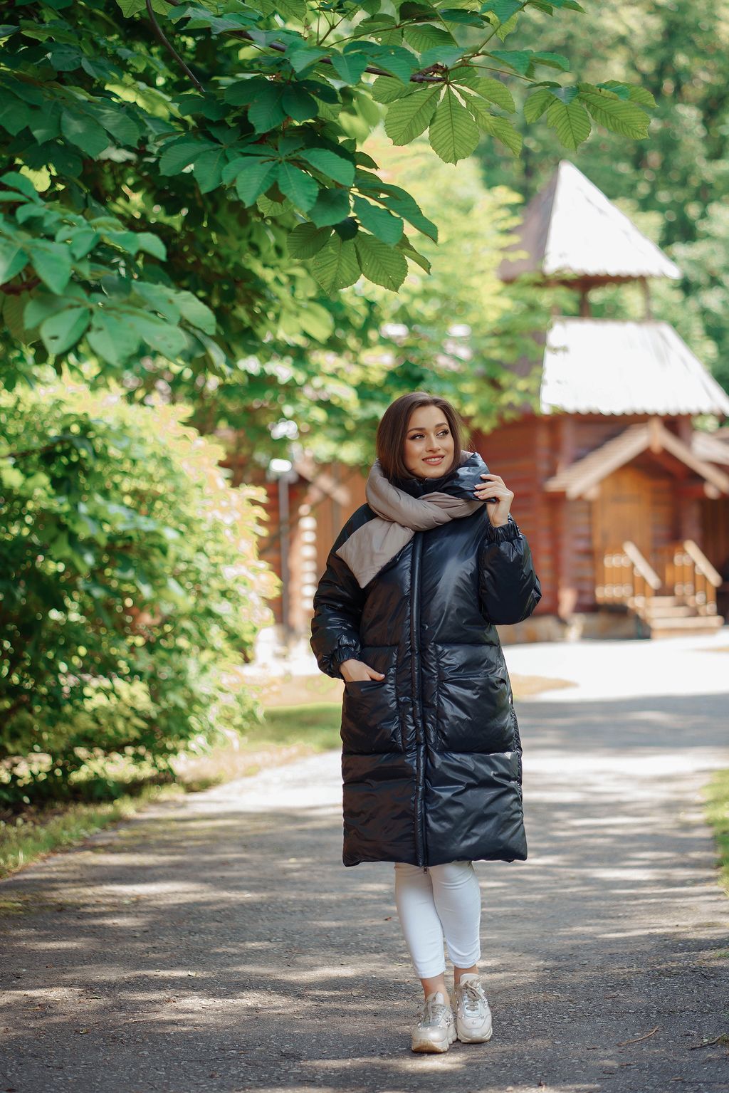 Куртка женская зимняя 22600 (черный/какао) - Kankan фото 3