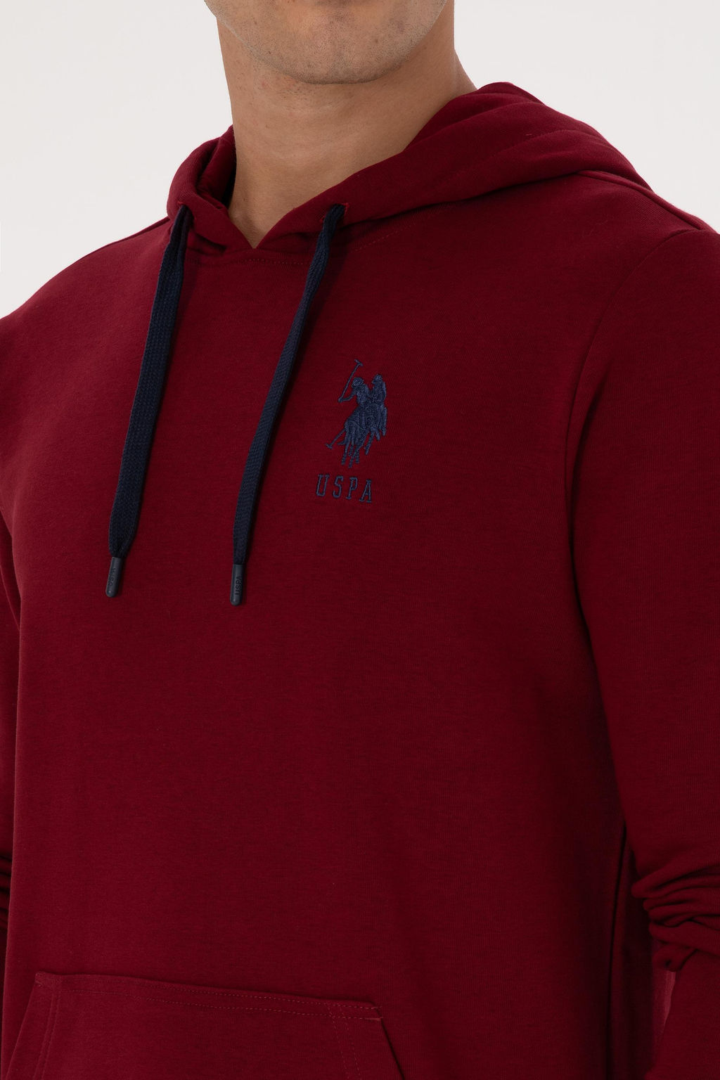 Erkek Bordo Basic Sweatshirt Sepette S_rpriz _ndirim - U.s. polo assn фото 7
