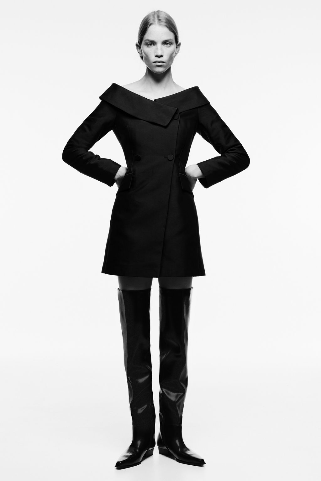 Vestido blazer de doble botonadura - H&m фото 3