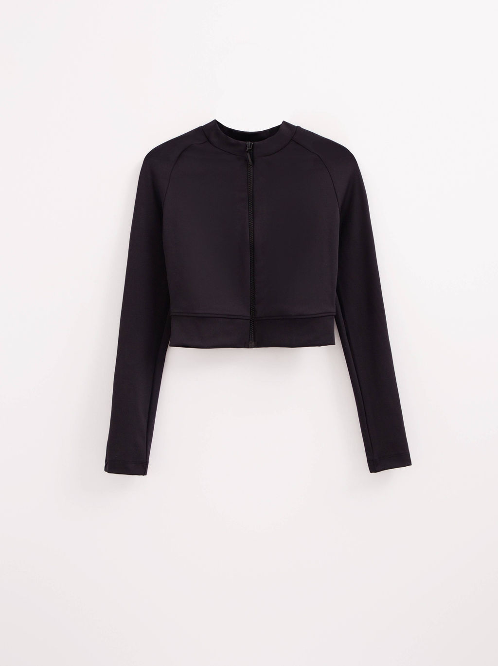 CONTE Укороченный спортивный джемпер на молнии LJ 2773 black - Conte elegant фото 3