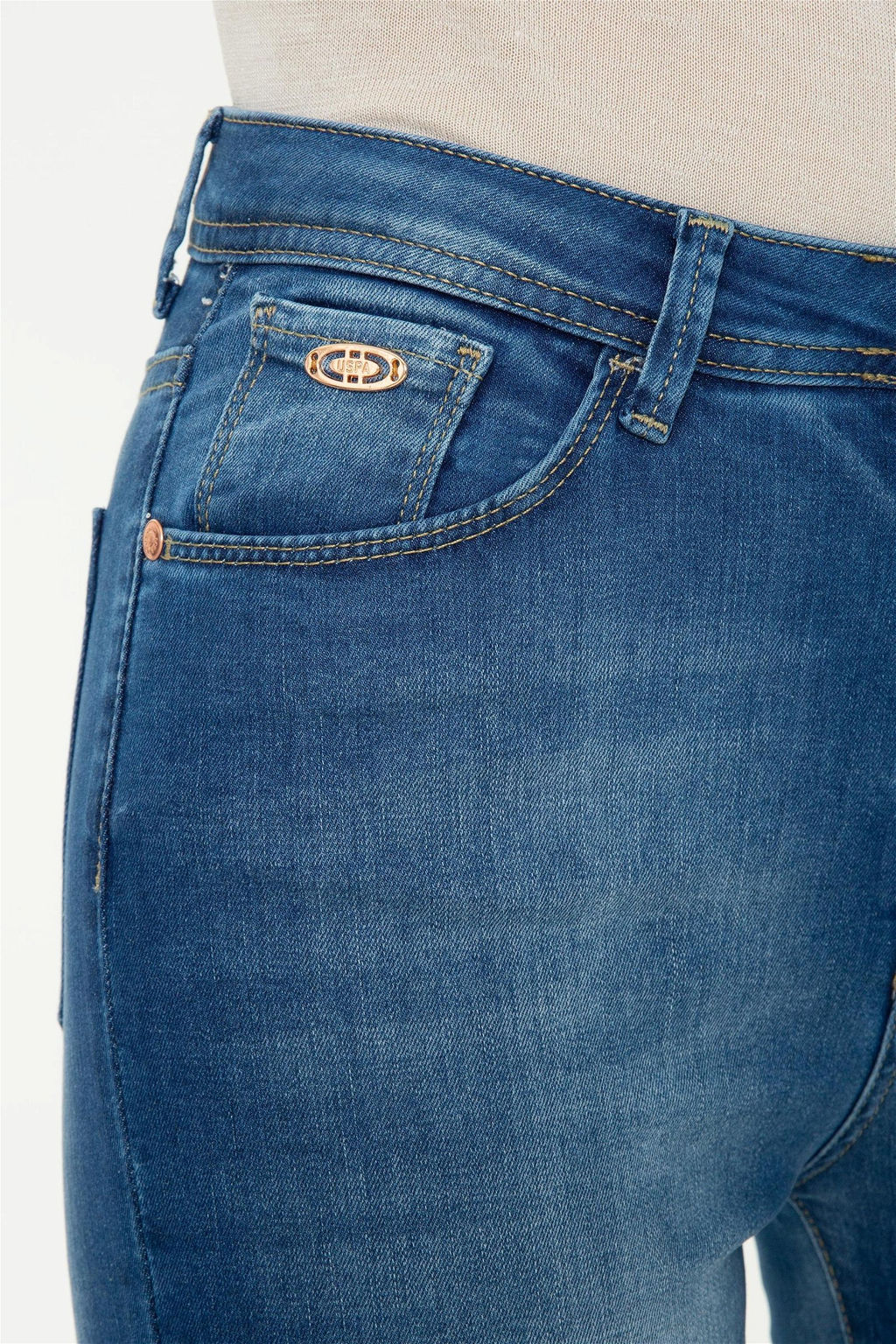 U. S. Polo Assn Женские синие джинсовые брюки - U.s. polo assn фото 10