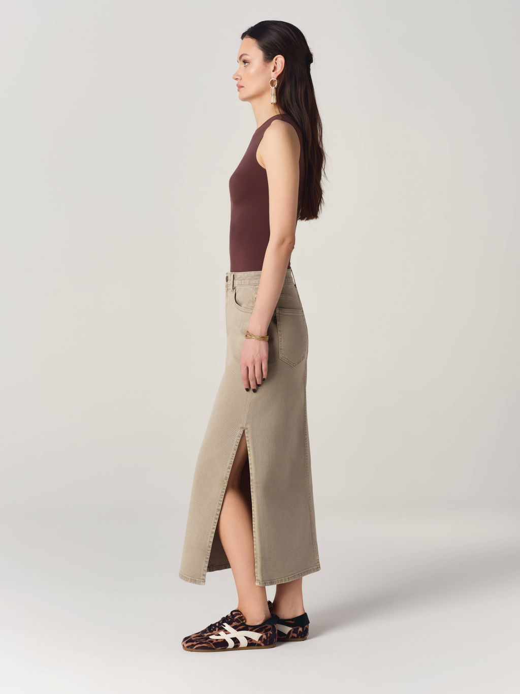 CONTE CON-946 Юбка джинсовая женская peanut  фото 4