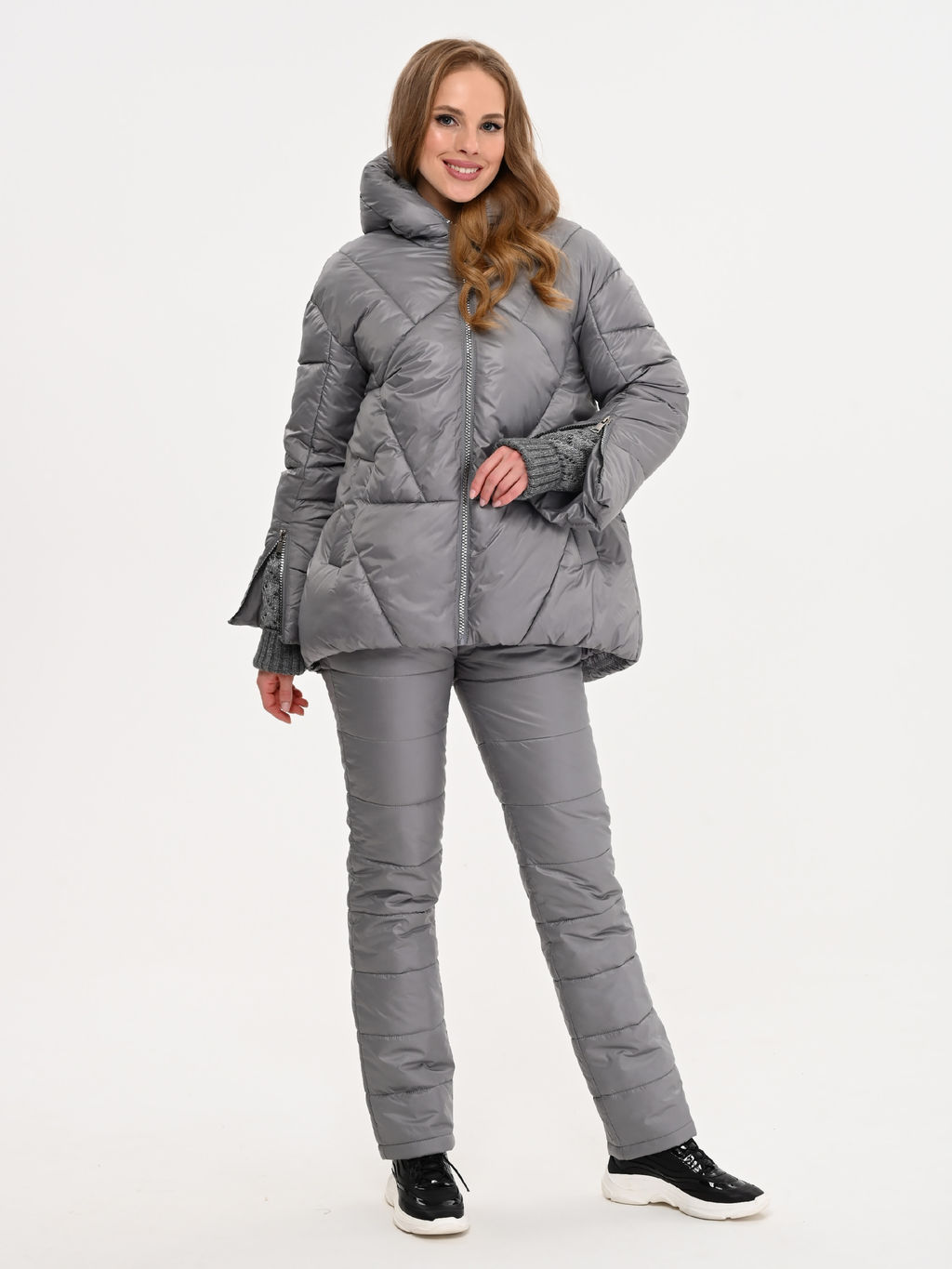 КУРТКА М-544 СЕРЫЙ - А+б коллекция фото 7