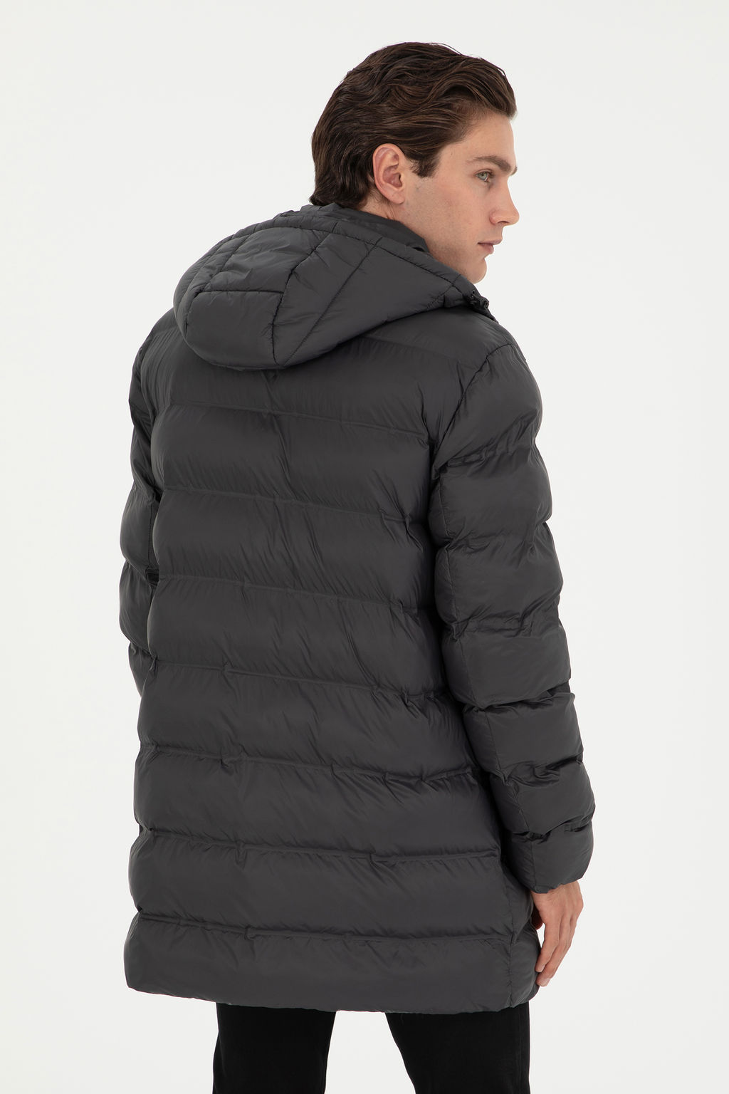Мужское пальто антрацитового цвета Неожиданная скидка в корзине - U.s. polo assn фото 12