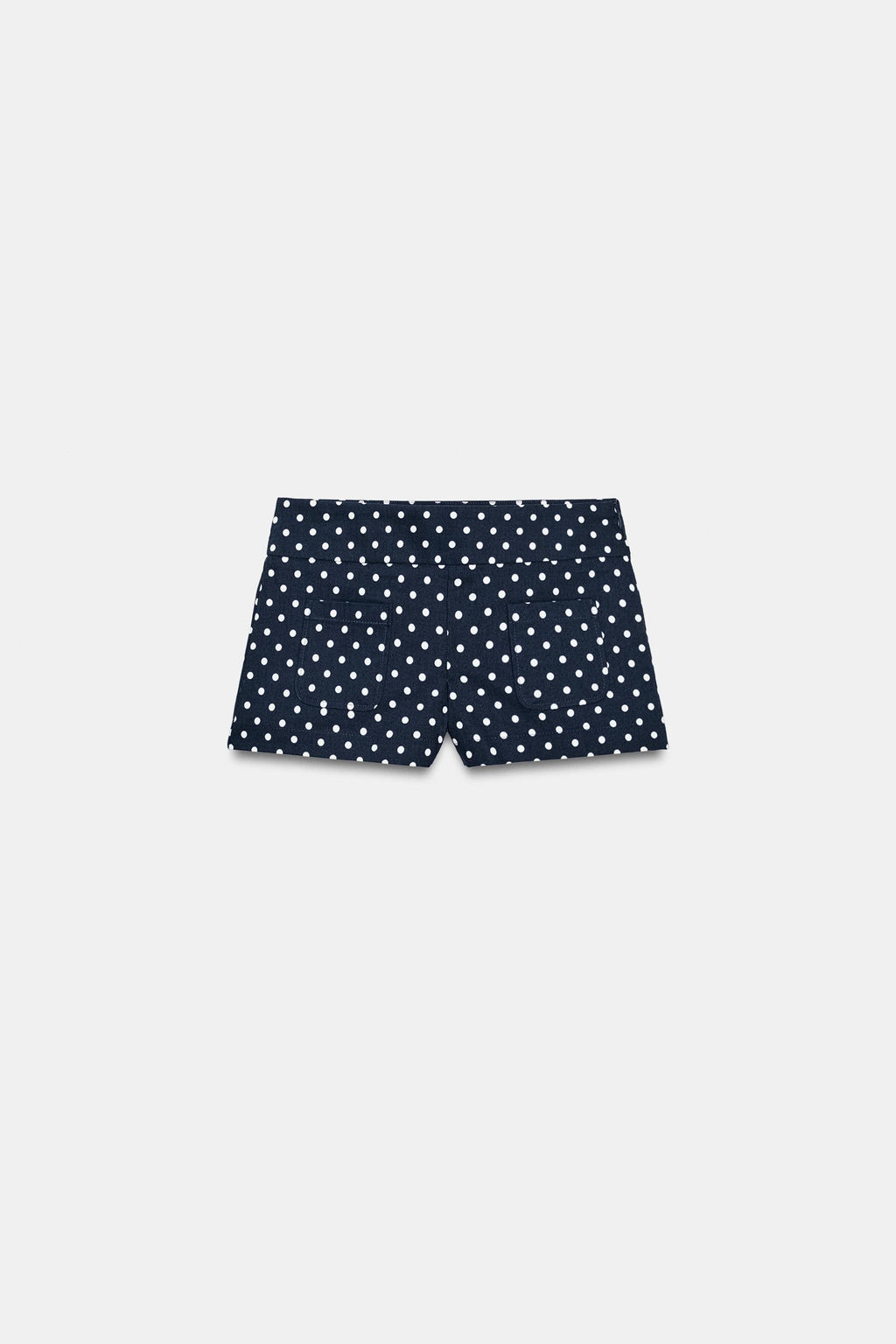 SHORTS MINI BOLSILLOS / Azul / Blanco - Zara фото 12