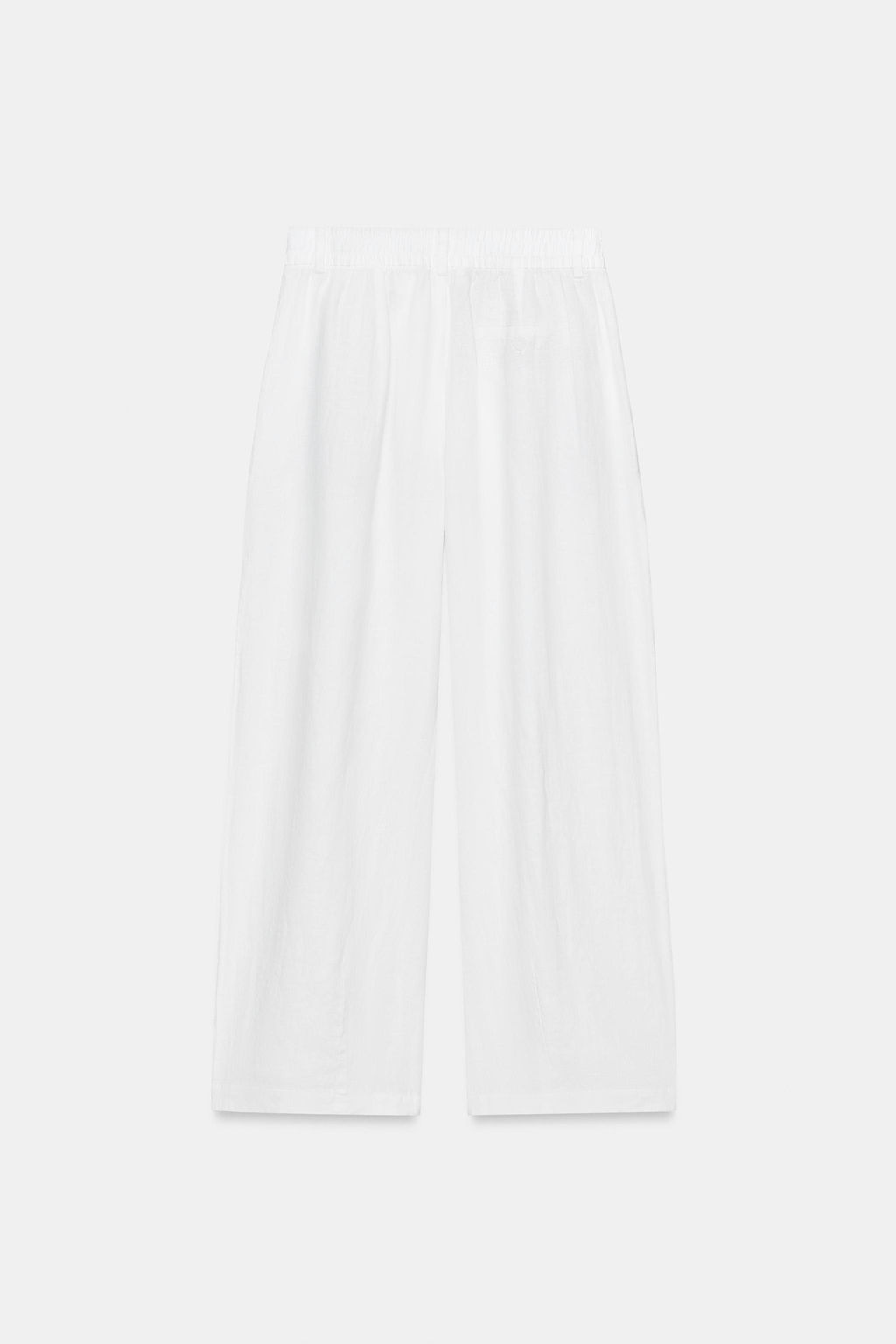 PANTAL?N PLIEGUES LINO ZW COLLECTION / Blanco - Zara фото 5