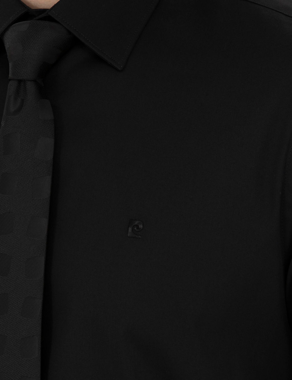 Siyah Slim Fit Uzun Kollu Basic G_mlek - Pierre cardin фото 14