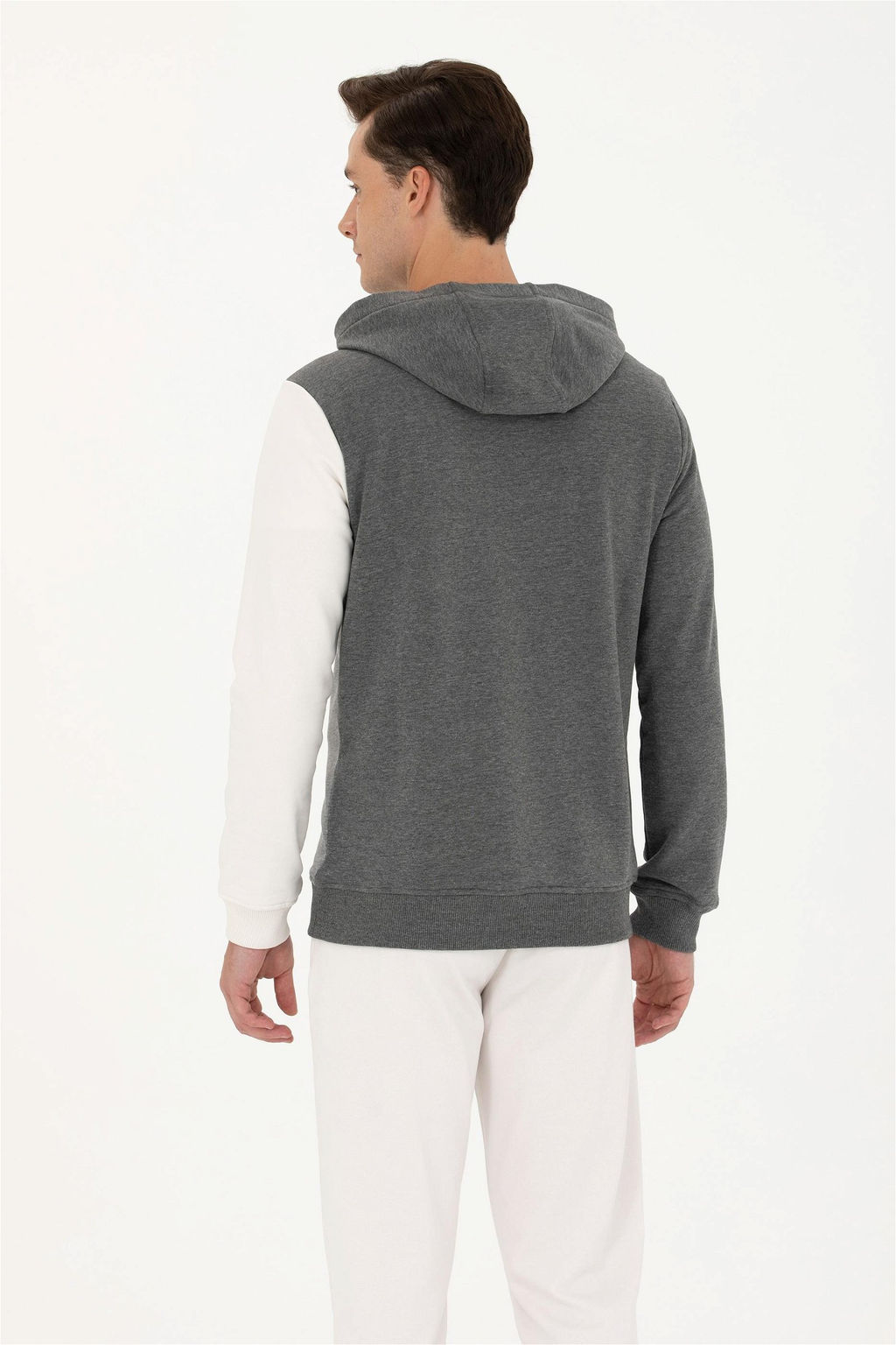 U. S. Polo Assn Мужской свитшот антрацитового меланжа - U.s. polo assn фото 13