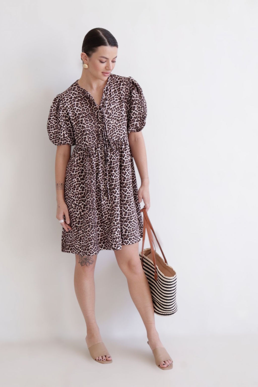 Martichelli Платье с анималистичным принтом  фото 8