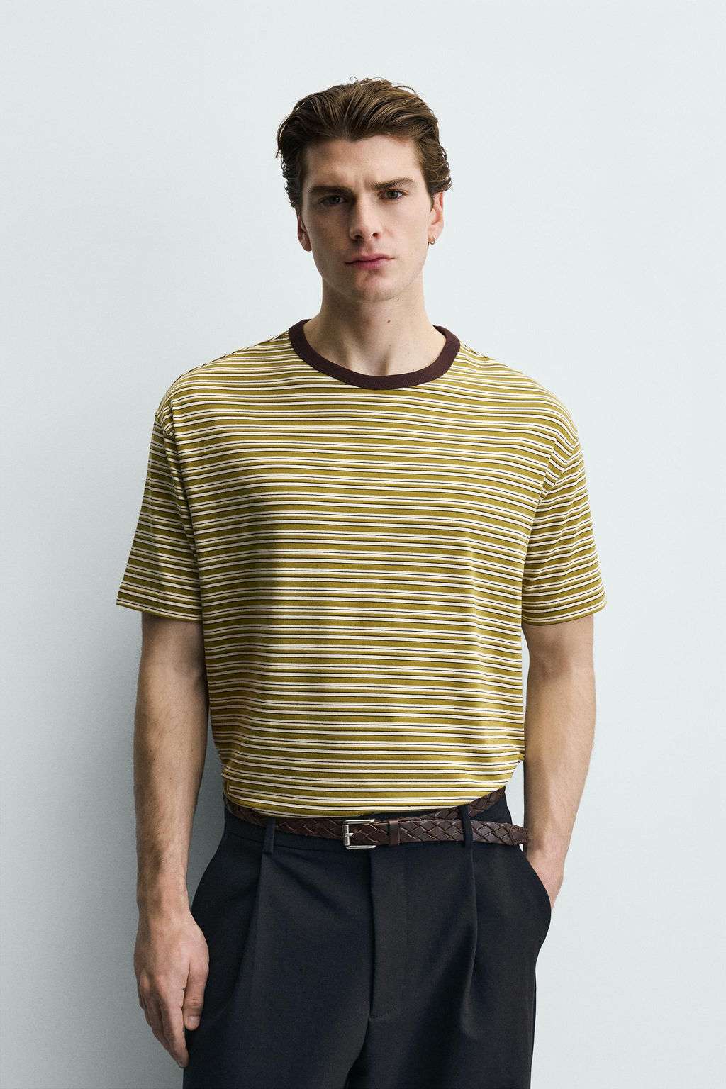 CAMISETA REGULAR FIT  RAYAS / rayas - Zara фото 2