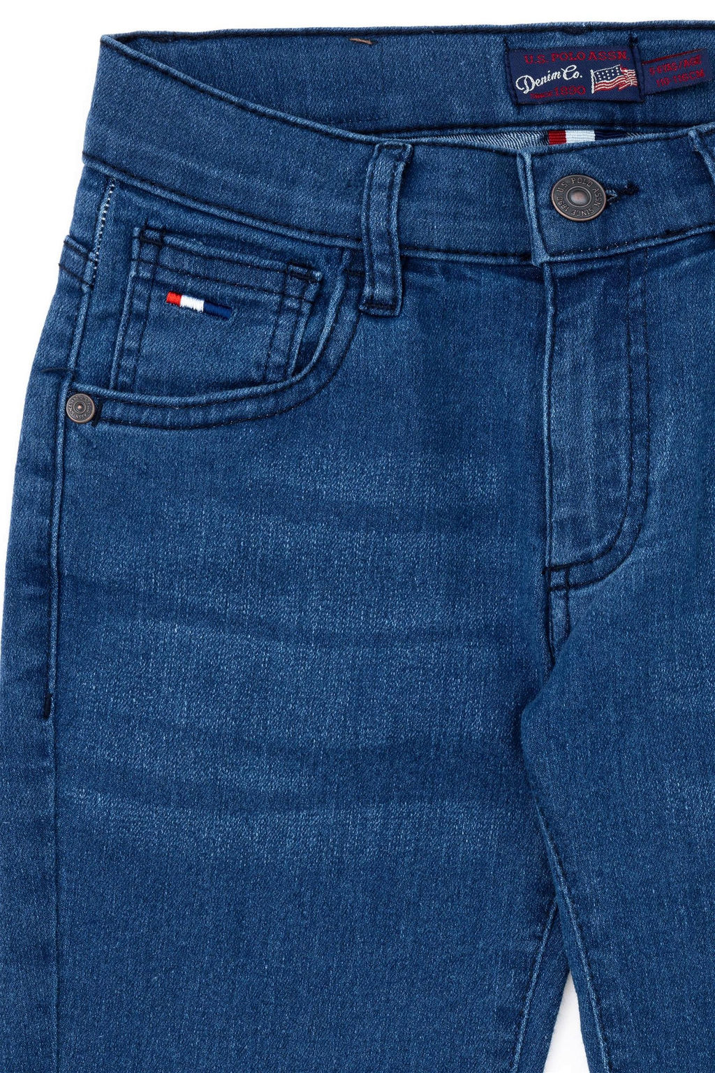 Синие джинсовые брюки для мальчика - U.s. polo assn фото 8