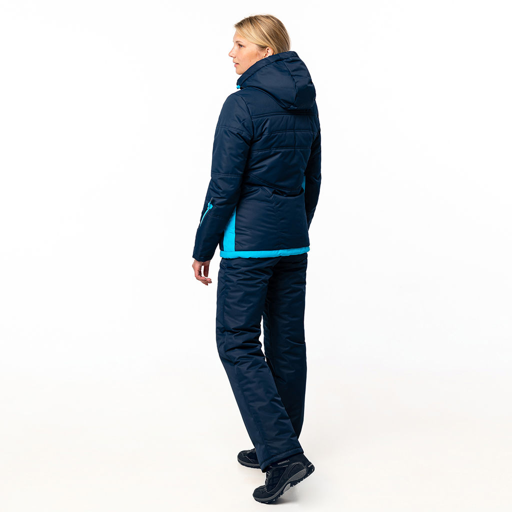 Утеплённый костюм М-218 Синий/Бирюзовый - Rodos фото 3