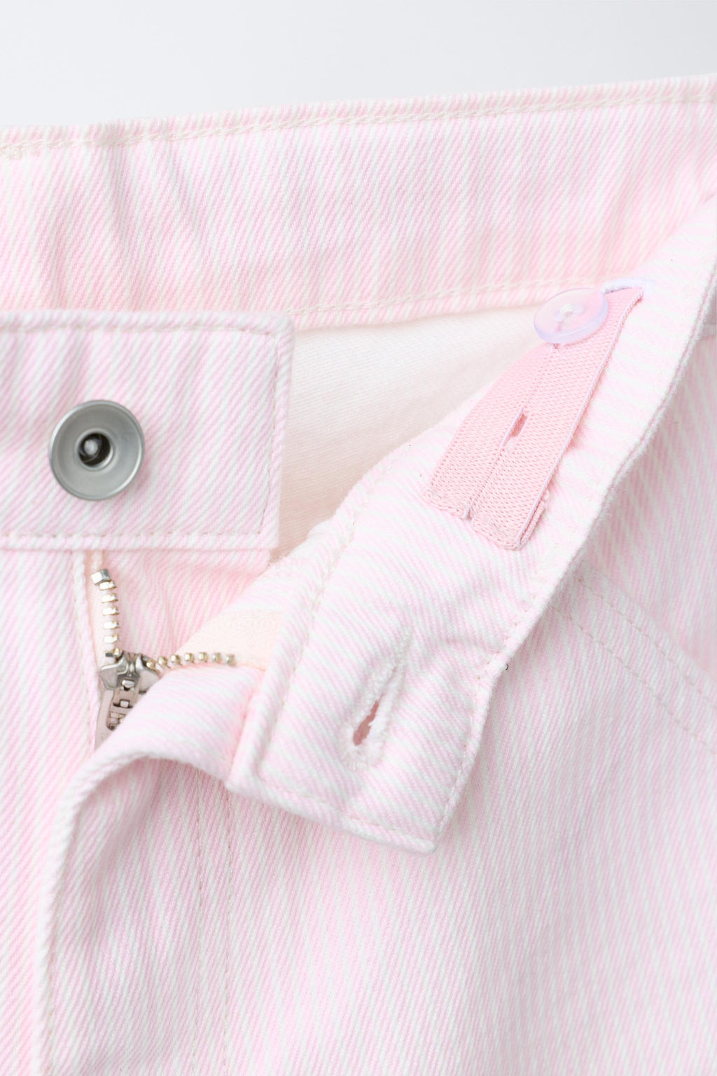 BERMUDA LARGA CARPENTER RAYAS / Rosa / Blanco - Zara фото 3