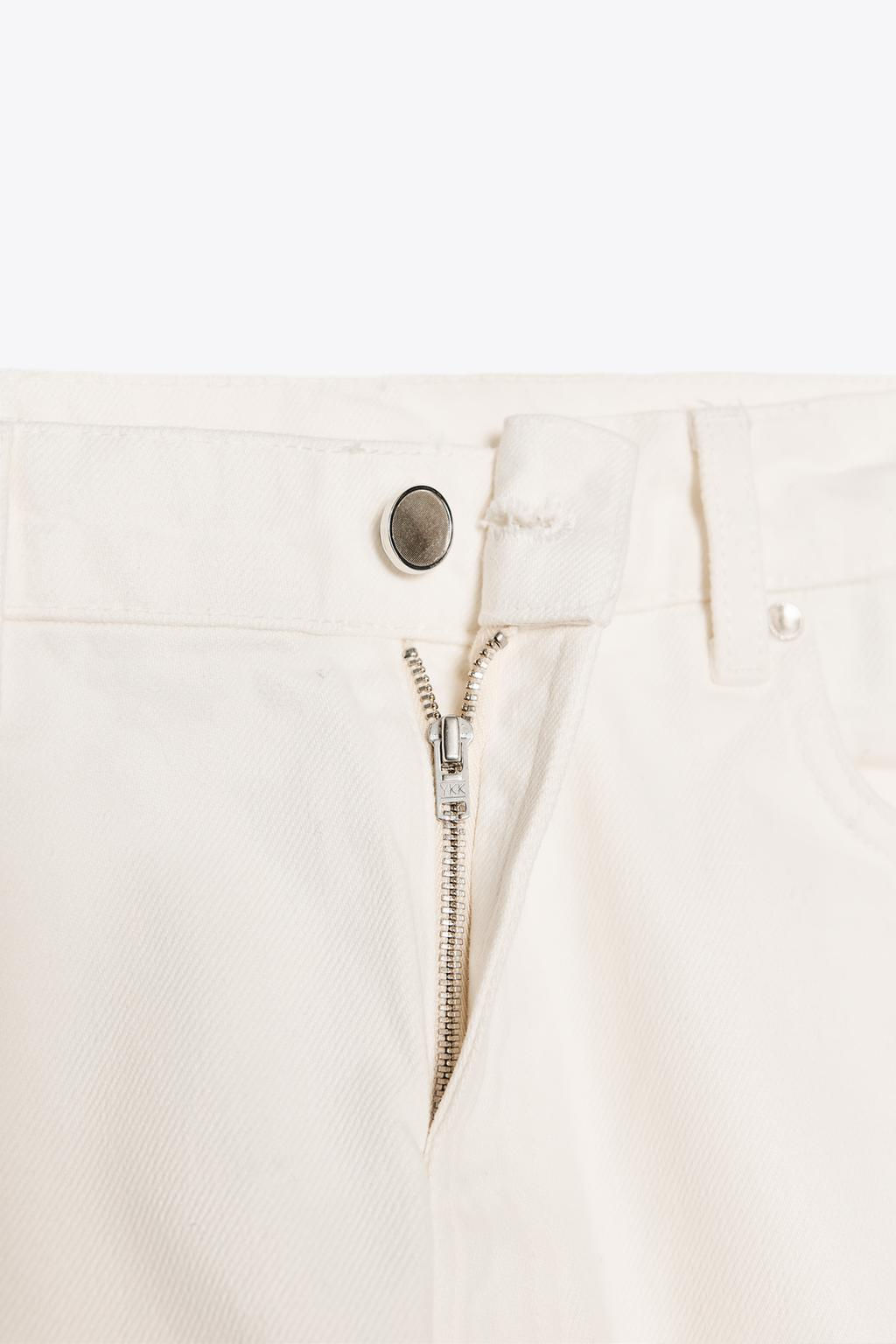 ZW COLLECTION CROPPED STRAIGHT HIGH-WAIST JEANS - Zara фото 9
