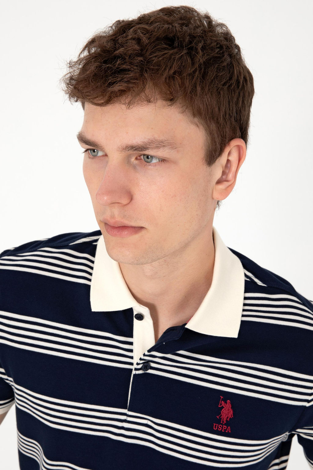 Erkek Regular Fit Polo Yaka Lacivert Ti__rt Sepette S_rpriz _ndirim