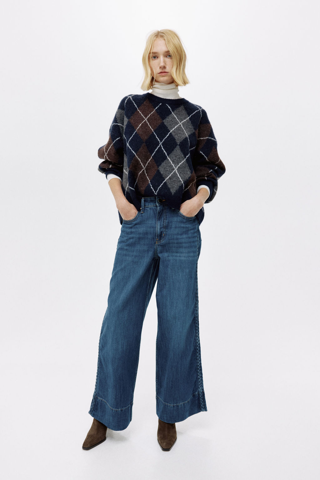 Wide High Jeans - H&m фото 2