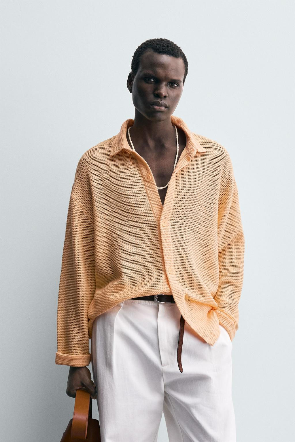 OPEN WEAVE SHIRT - Zara фото 3