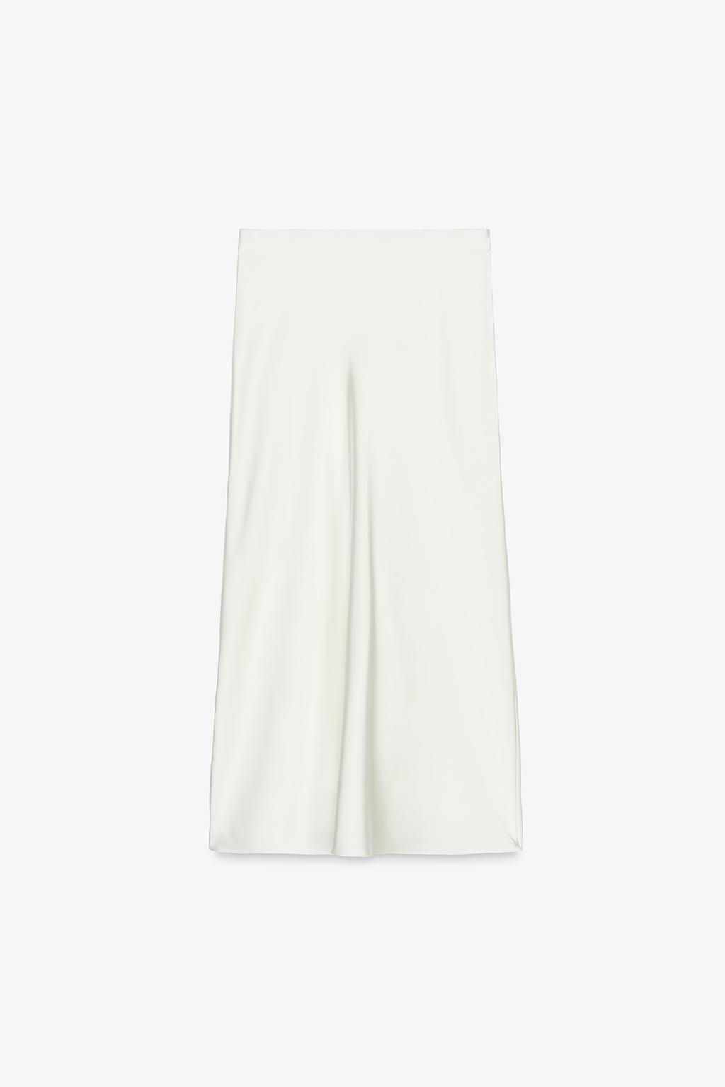 SATIN MIDI SKIRT - Zara фото 20