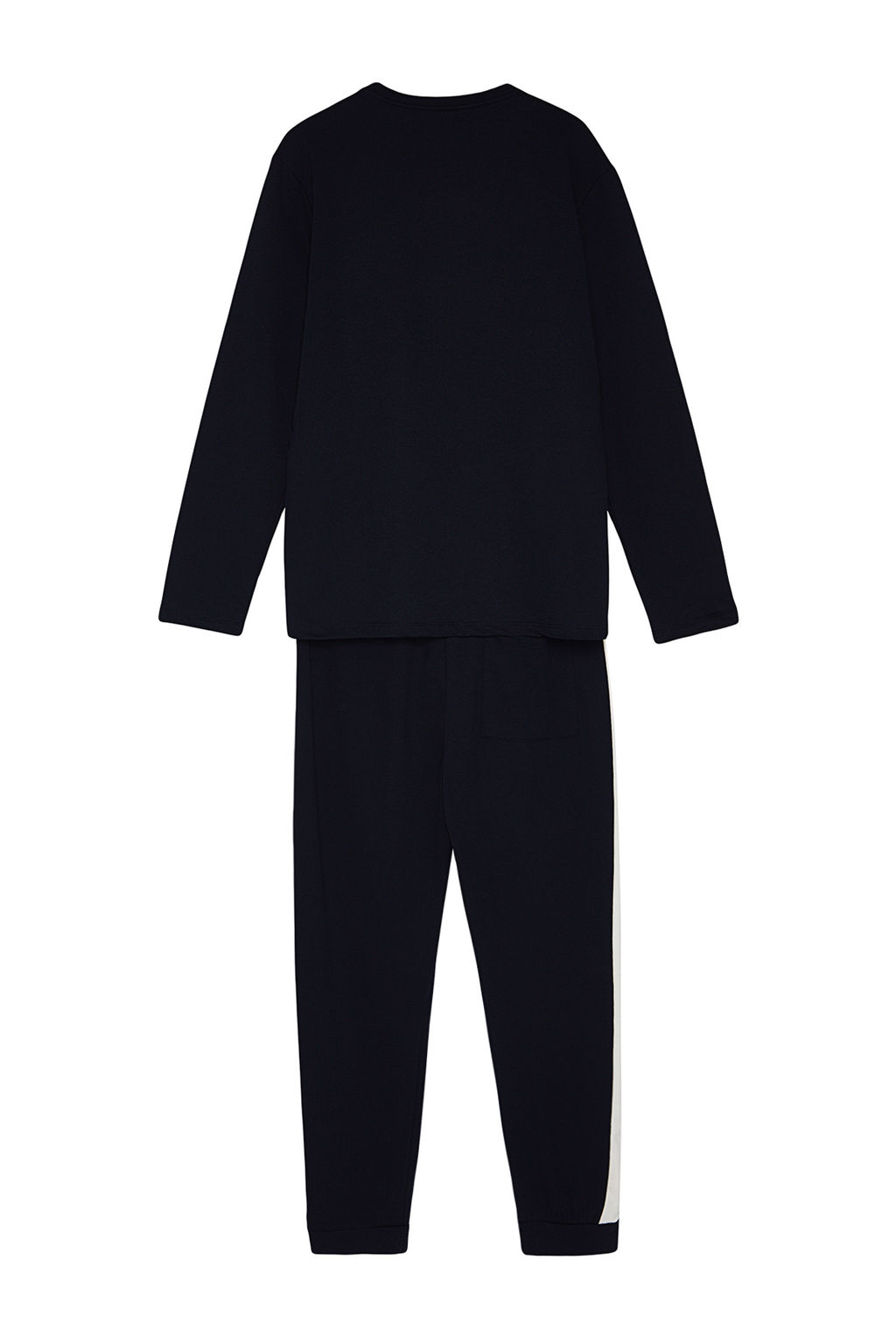 TRENDYOL MAN Lacivert Regular Fit Nak?s Detayl? Orme Pijama Tak?m? TMNAW24PT00030 - Trendyolmilla фото 16