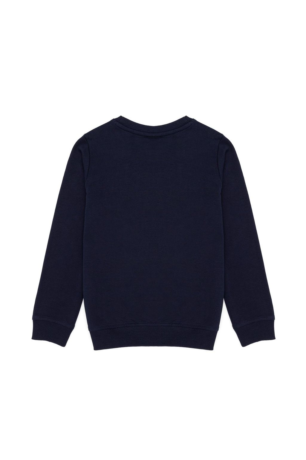 Темно-синяя толстовка с круглым вырезом для мальчика Basic - U.s. polo assn фото 2