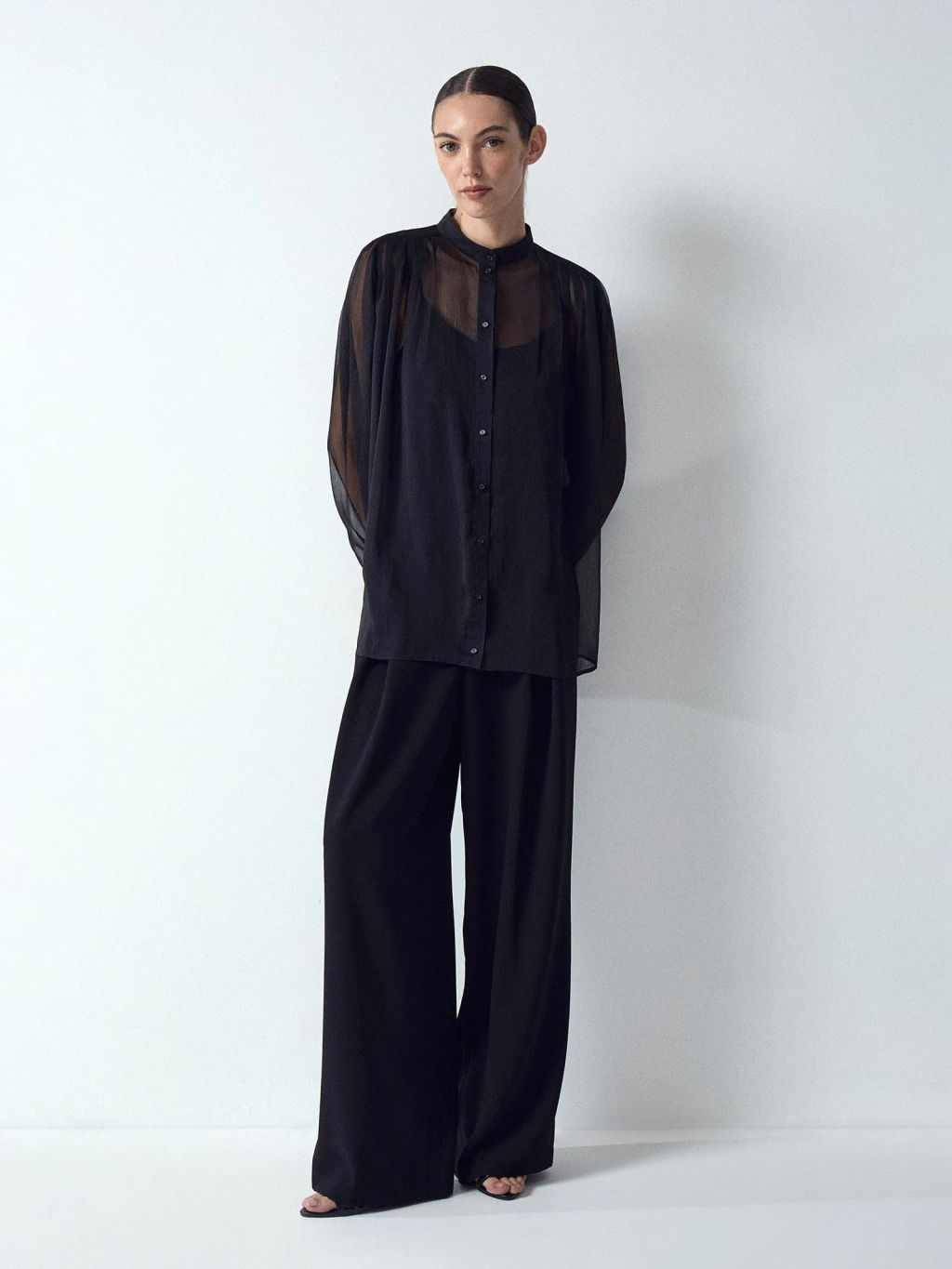 Брюки широкого кроя - Emka фото 4