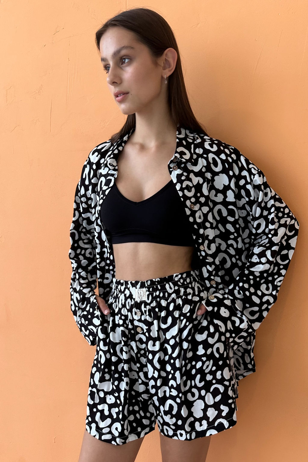 Костюм женский SET003/15/Черный, белый