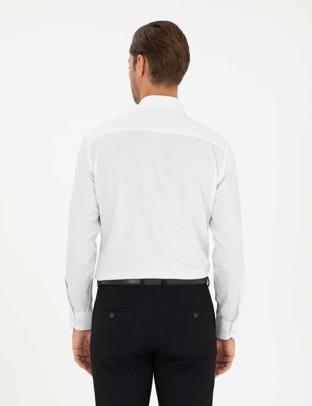 Beyaz Regular Fit Arm_rl_ Uzun Kollu G_mlek