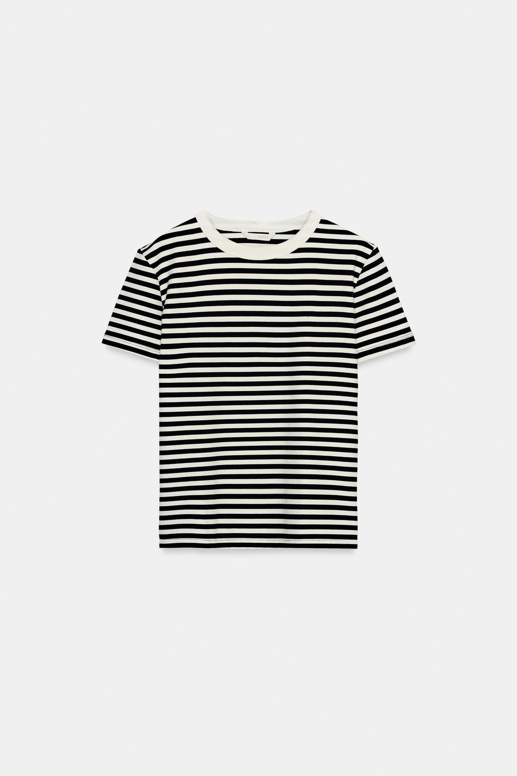 SHORT SLEEVE INTERLOCK T-SHIRT - Zara фото 16