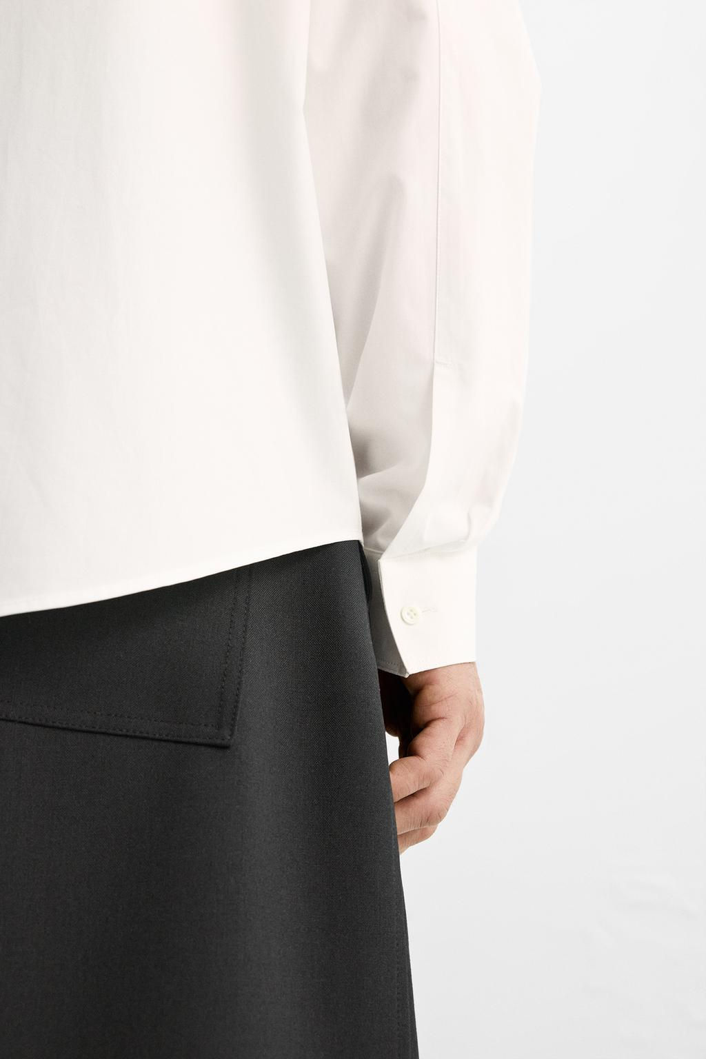 LIMITED EDITION POPLIN SHIRT - Zara фото 5