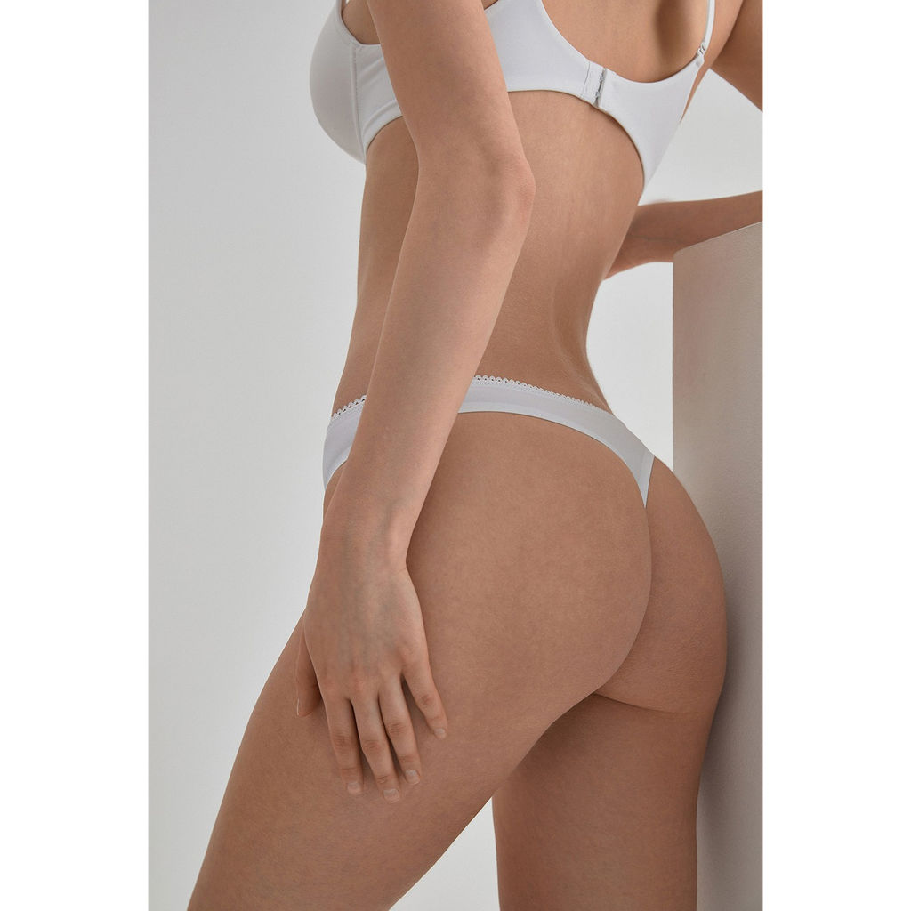 Infinity Lingerie / 31204121760 Трусы стринг жен Ellinor белый  фото 4